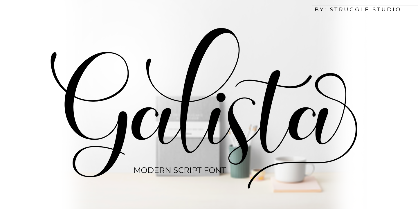 Galista Font preview
